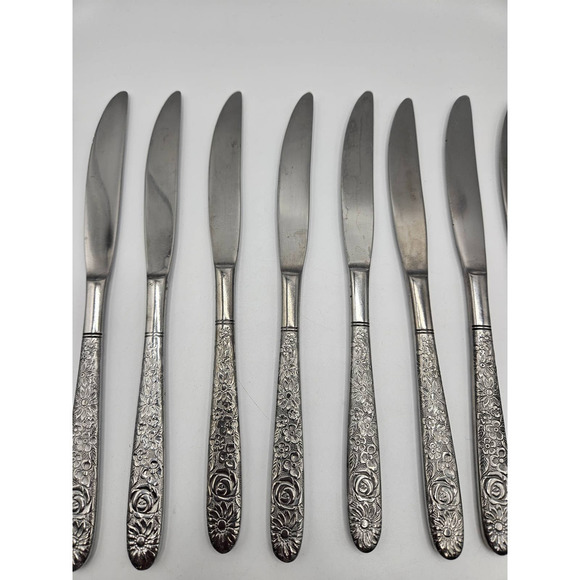 Stanley Roberts SRB-180 Lot of 11‎ Butter Knives Staineless Silver - Picture 4 of 8